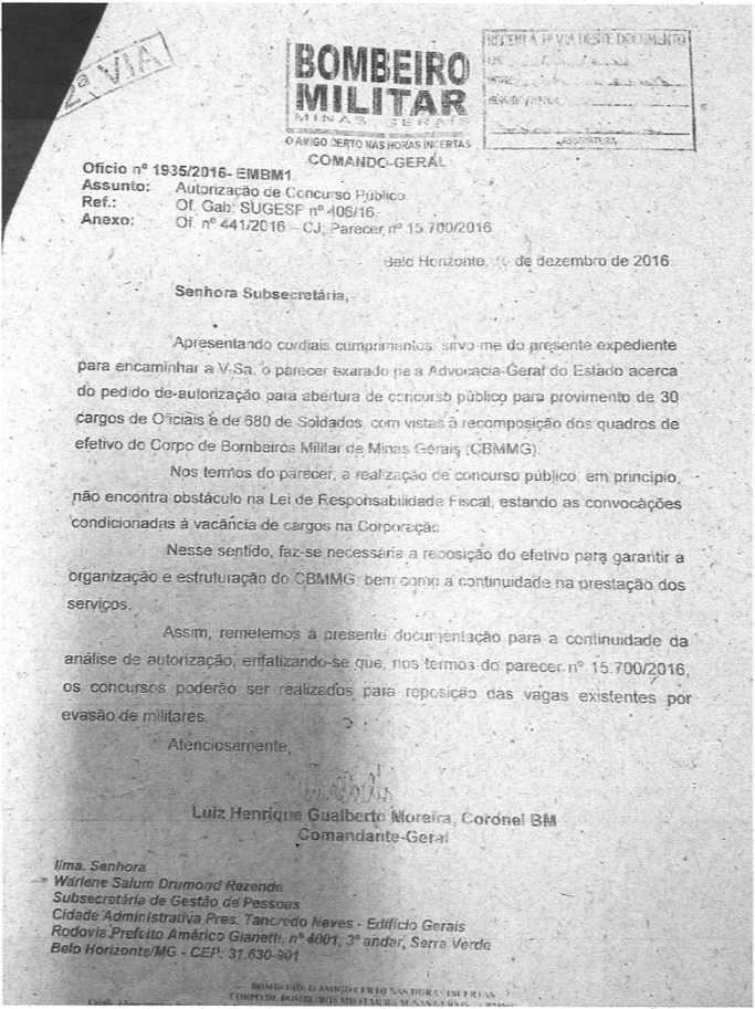 Concurso Bombeiro MG