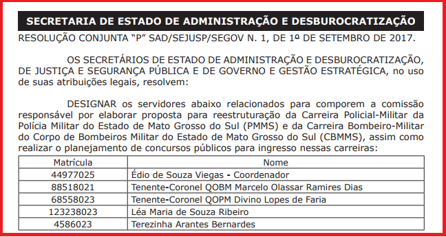 Concurso PM MS