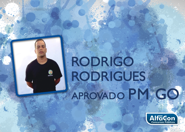 Depoimento aprovado concurso PM GO – Rodrigo Rodrigues