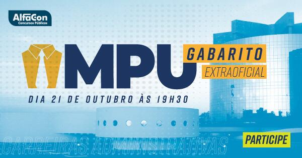 Gabarito Extraoficial MPU 2018