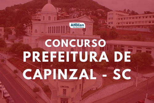 Ofertas do concurso Prefeitura de Capinzal estão distribuídas entre diversos cargos, de todos os níveis escolares. Salários de até R$ 2,7 mil