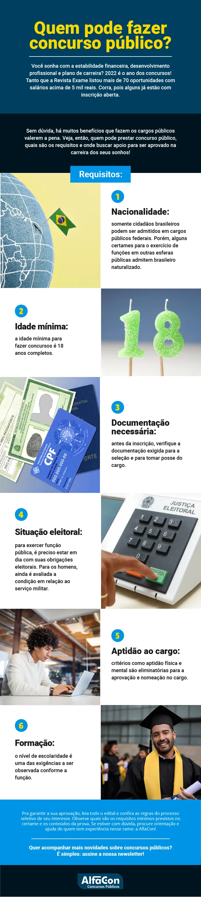 Quem pode fazer concurso publico