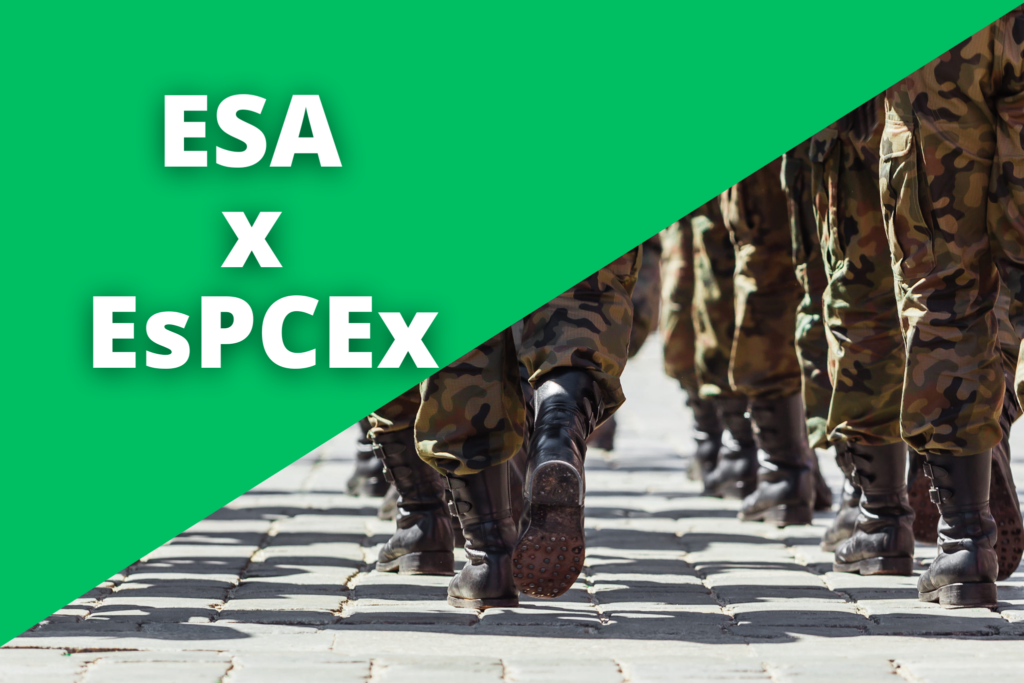 Diferença entre ESA e EsPCEx