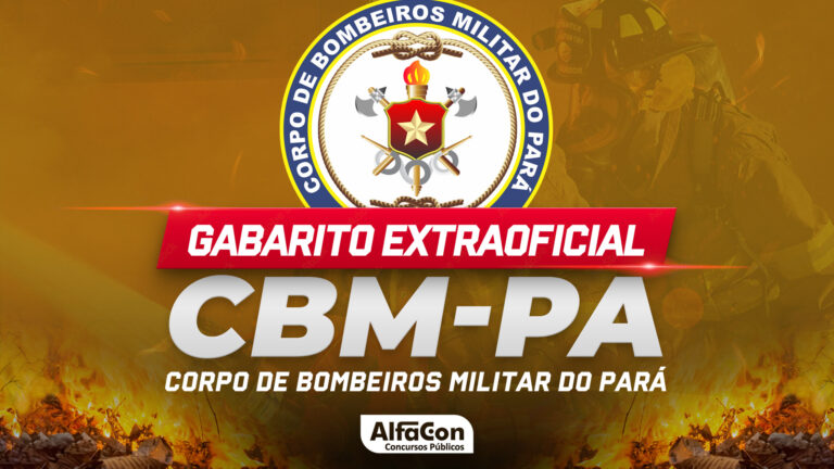 Gabarito CBM Pará 2024 – confira agora mesmo
