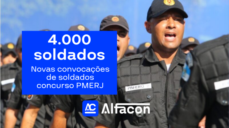 Concurso PMERJ: 4 mil novos policiais militares