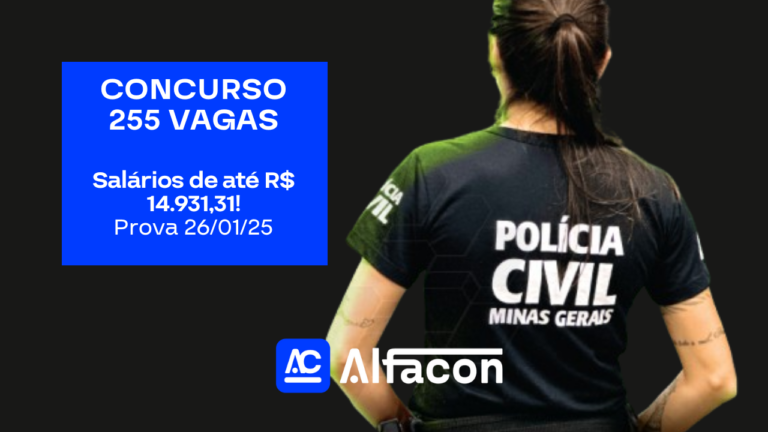 Concurso Polícia Civil de Minas Gerais provas em 2025!