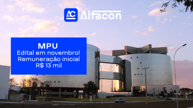 Concurso MPU edital novembro