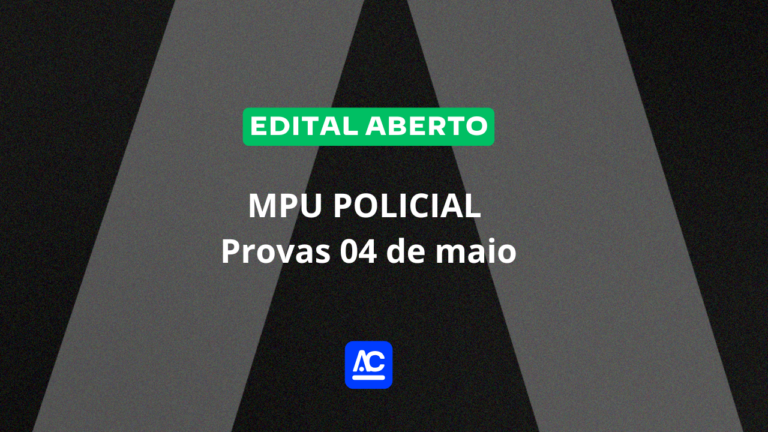 Concurso MPU Policial edital publicado