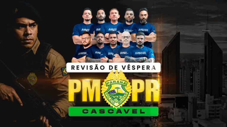 Aulão de Véspera concurso PM PR Soldado SRV PM PR