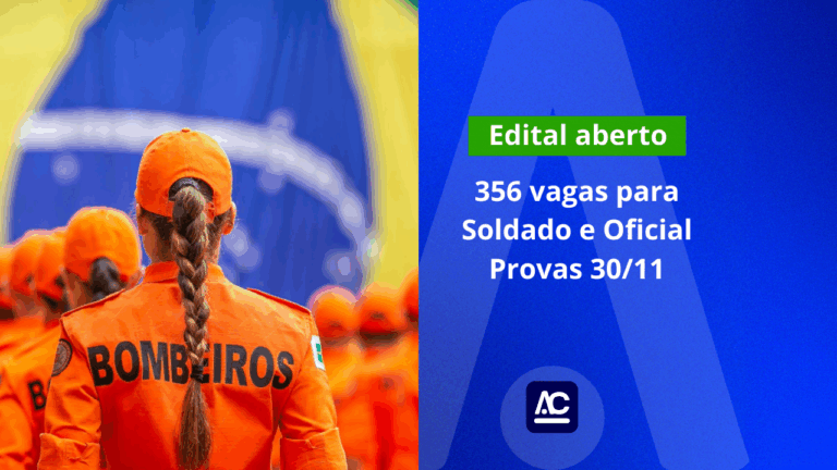 Edital Bombeiros DF 2025 publicado: 356 vagas para Soldado e Oficial