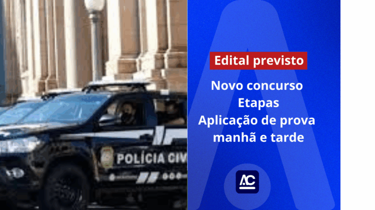 Concurso Polícia Civil RS: Etapas e conteúdo das provas para Inspetor e Escrivão