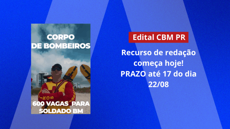 Concurso Bombeiros PR: Prazo de recurso já começou!