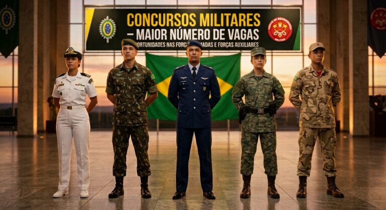 Os 5 Concursos Militares com mais vagas – Todo ano