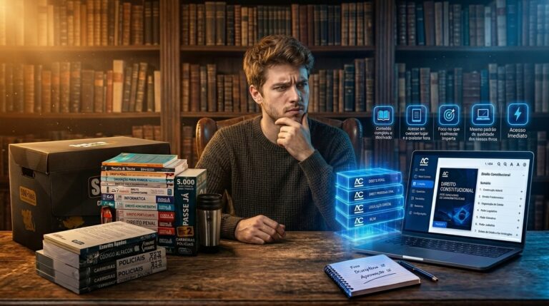 Livro físico ou PDF digital: qual é o melhor material para estudar para concursos ?